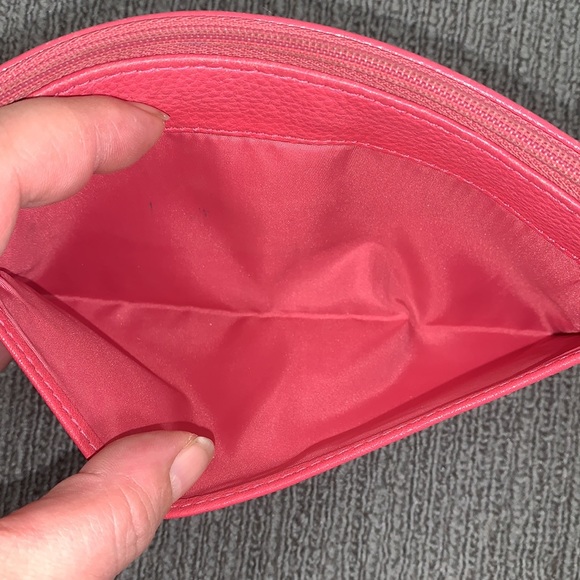 Coach Wristlet Wallet Womens Medium Pink Leather Clutch Purse Bag - Picture 12 of 16